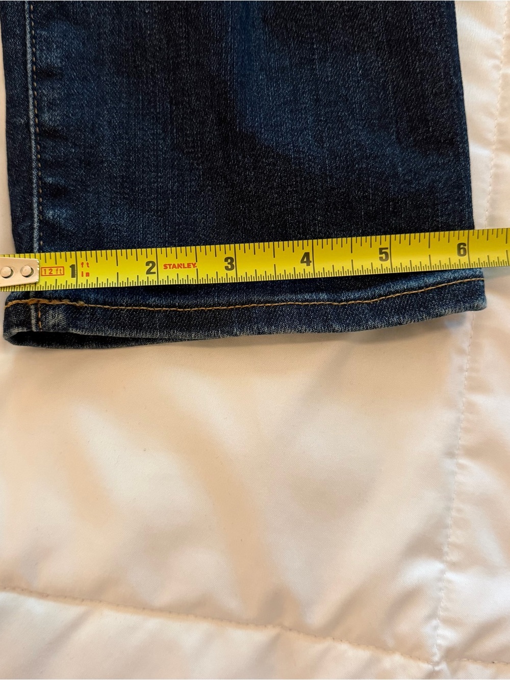 J. Crew Women’s Vintage Straight-Leg Jeans in Dark Blue Wash - Picture 10 of 10